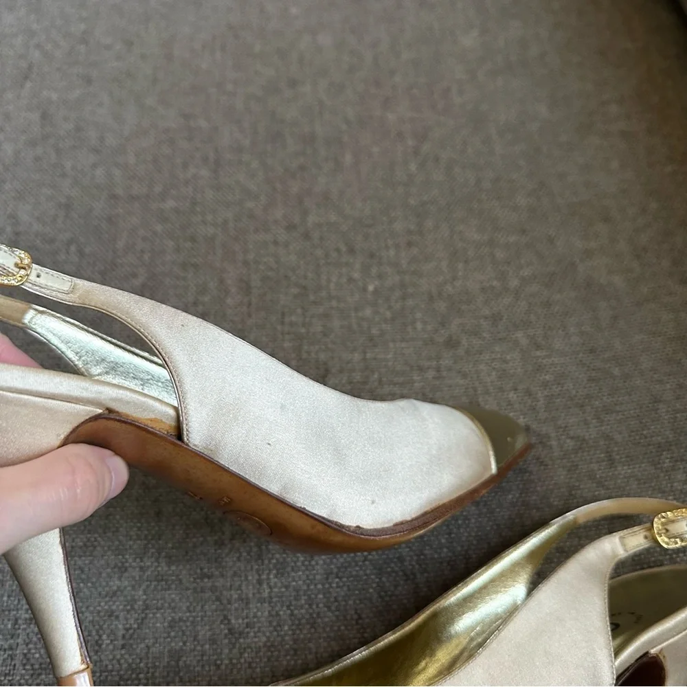 Vintage Chanel captoe slingback heels - Picture 3 of 8